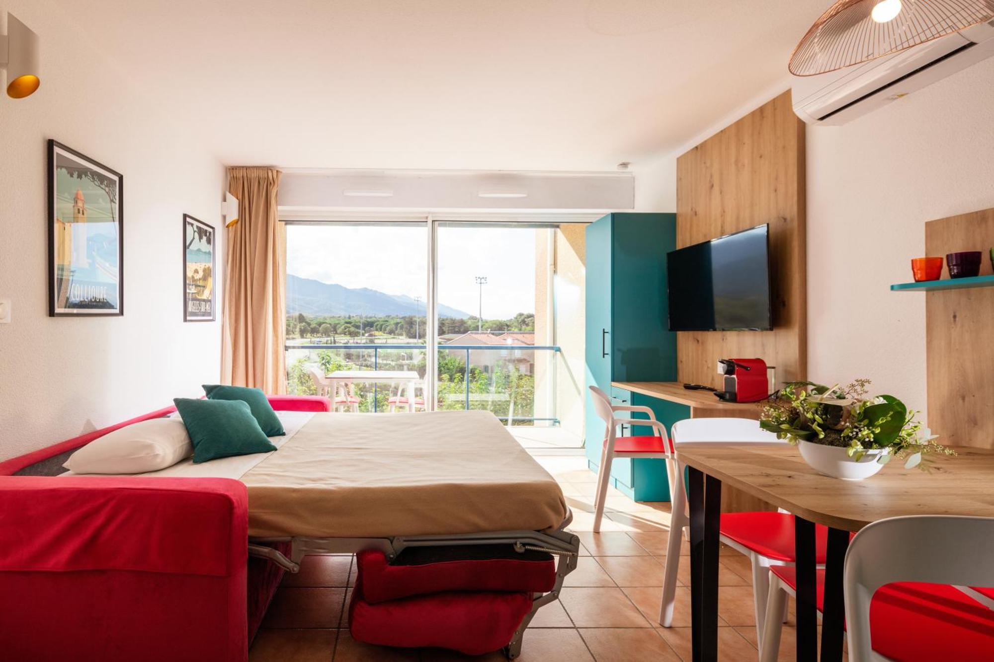 Appart Hotel Mer & Golf Port Argeles ภายนอก รูปภาพ